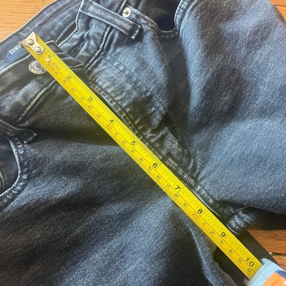 ANTHROPOLOGIE Flare BELL BOTTOMS Jeans Black Denim Boho bootcut y2k Sz 26 Edwin - Picture 9 of 10